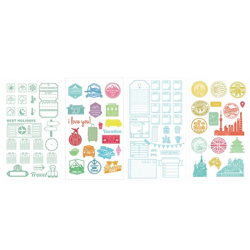 Путешествия жизни серии прозрачный силиконовый штамп diy ручной скрапбук