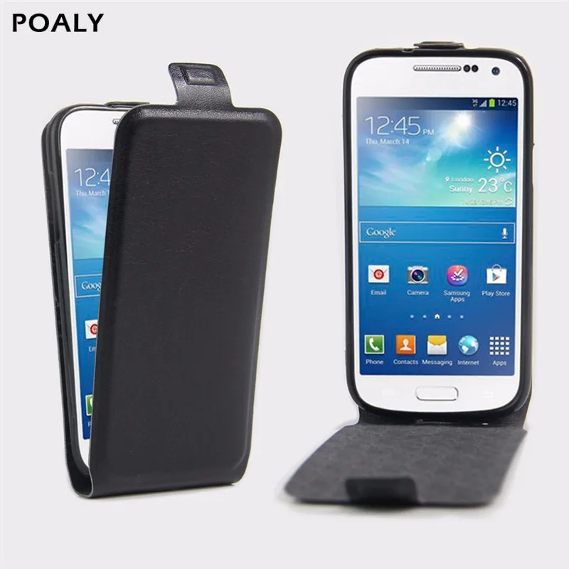 Чехол-накладка из искусственной кожи для Samsung Galaxy S4 Mini I9190 I9192 I9195 чехол телефона с