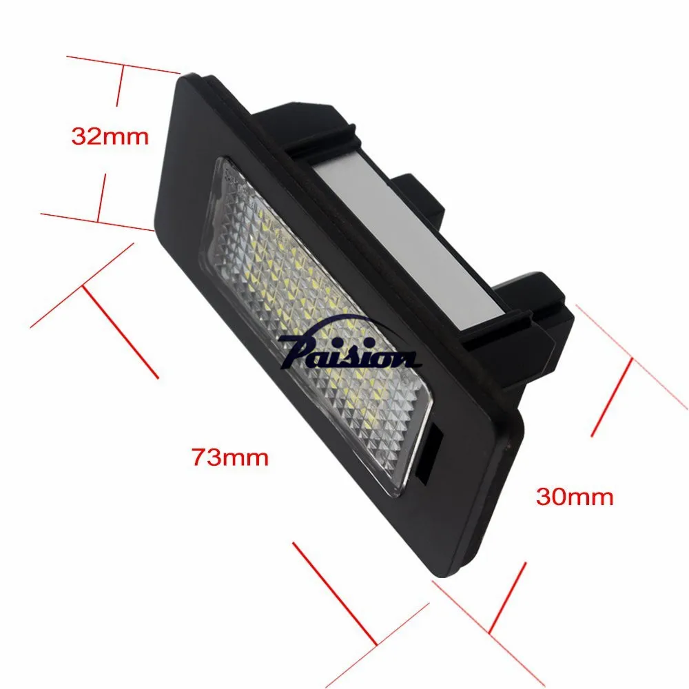 Светодиодный светильник 24SMD для номерного знака BMW E90 E90N E91 E92 E93 M3 E70 E39 E60 E82 E84 E88 без