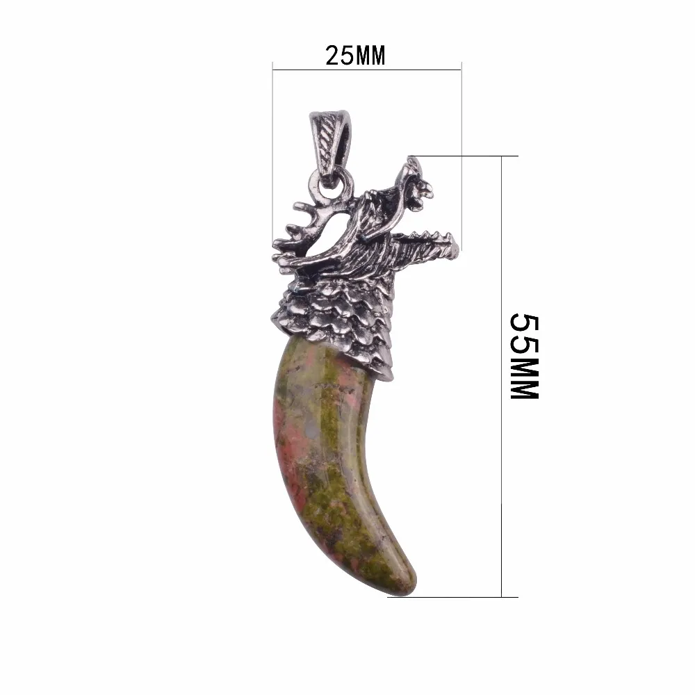 Мужские ювелирные изделия старинный этнический Старк кулон ожерелье волчий зуб