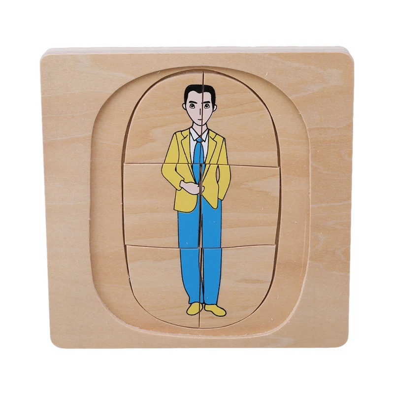 Детские деревянные игрушки пазлы детские для малышей жизненный цикл женщин или