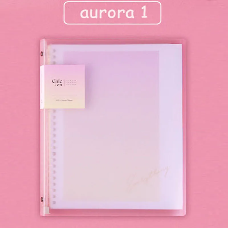 aurora 1 Deli дневник съемный свободный лист простой, маленький, B5 Ноутбук Милые Творческие Школьные принадлежности - Цвет: aurora 1