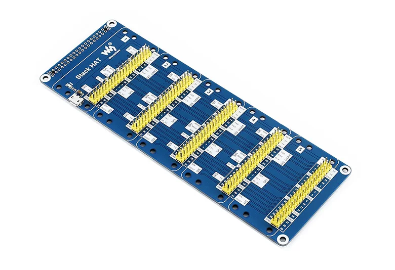 Стек шляпа для Raspberry Pi складывает до 5 шляп одновременно|Демонстрационные стенды|