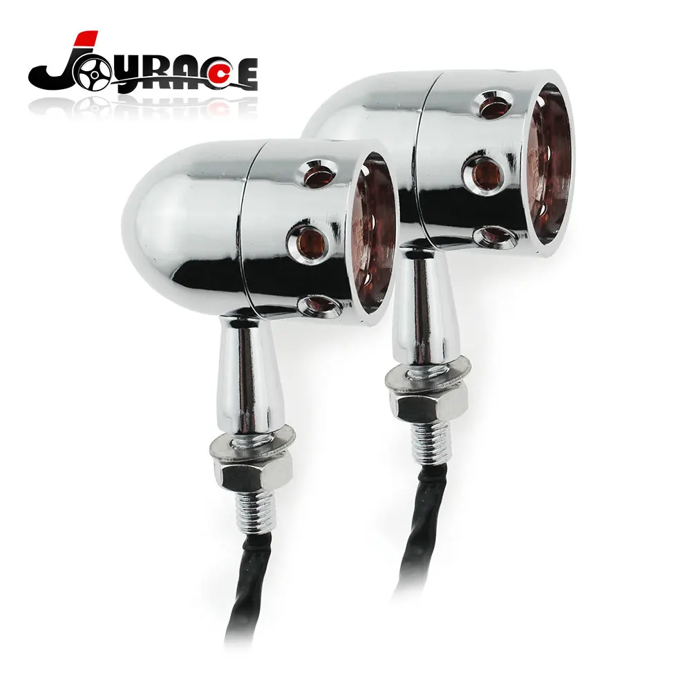 Универсальный мотоцикл ретро Янтарная пуля мигалка указатели поворота световой