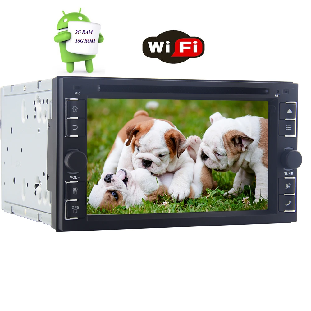 6 2 &quotсенсорный экран Android 0 ГБ Автомобильный dvd плеер 2Din GPS навигация