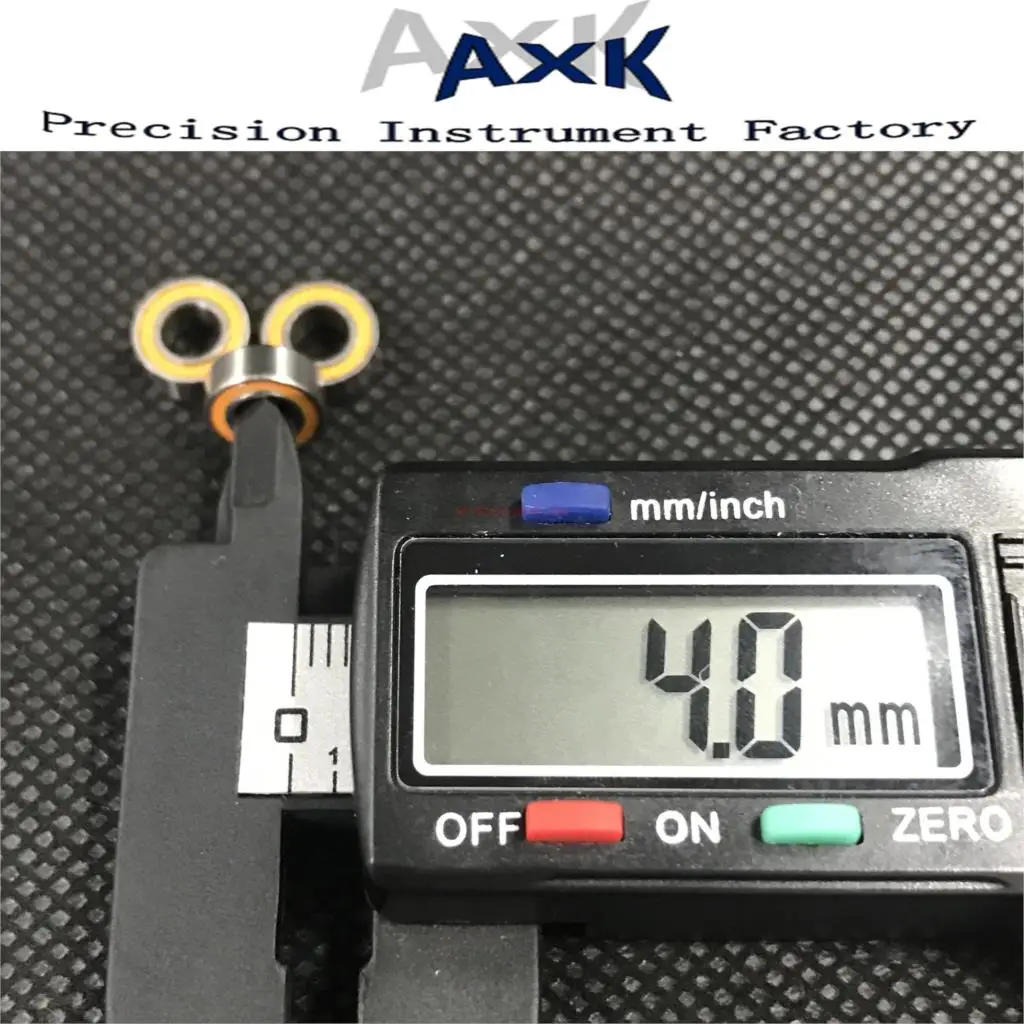 MR84 2RS подшипник Abec 5 4*8*3 мм миниатюрные Mr84 2rs шарикоподшипники Rs с оранжевым