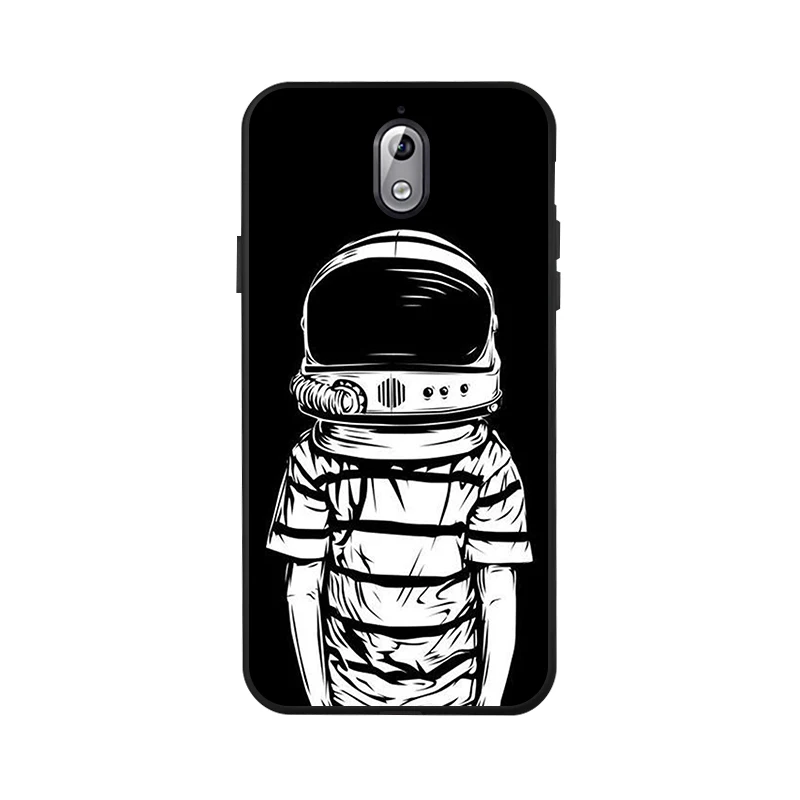 Чехол для Nokia 3 чехол мягкий силиконовый черный ТПУ задняя крышка Fundas Coque |
