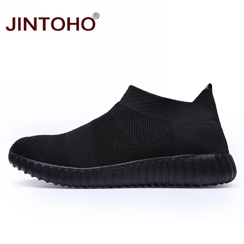 Кроссовки JINTOHO мужские без шнуровки повседневные брендовые лоферы дешевые