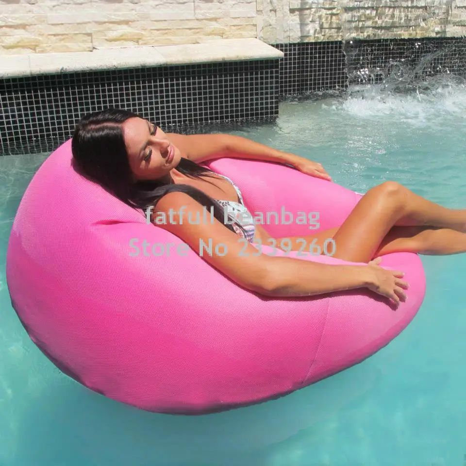 Чехол только без наполнителя розовый уличный плавающий мешок|bean bag|bean bag beansfloating