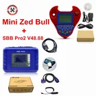 Программатор ключей SBB PRO2 V48.88, новейшая версия, программатор ключей sbb V46.02 Mini Zed bull, автомобильный программатор для многих автомобилей до 2017