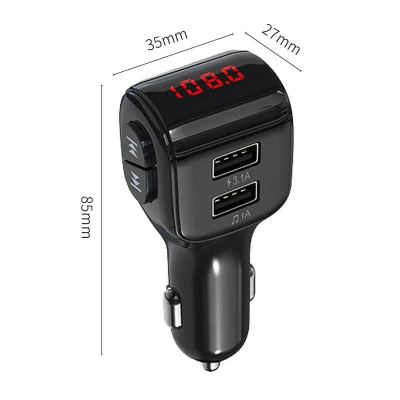 JaJaBor FM передатчик Bluetooth автомобильный комплект громкой связи 5 0 беспроводной