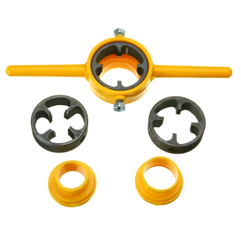 PVC Thread Maker Yellow Pipe Threader Tool Set 1/2 | Инструменты