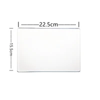 15 5cm22 53mm transparent plastic plate for diy scrapbookingclear stampsembossing folderalbum decorative card