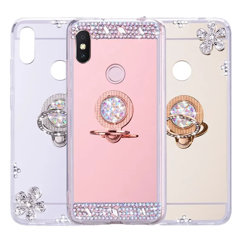 Роскошный мягкий Блестящий зеркальный чехол для Xiaomi 9 5 6 5S 5X Plus Mix Max Redmi Note 7 Pro 2 3 4 4X