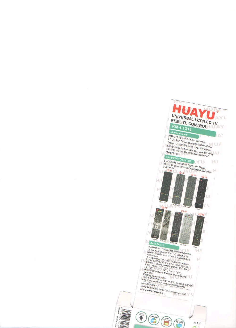 Пульт дистанционного управления для Haier TV LE22M600F LE24M660F LE28H600 LE32M600 LE39M600F LE40M600F