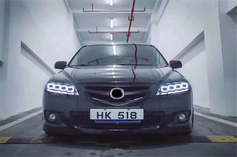 Автомобильный стайлинг фары для Mazda 6 2004 2012 Mazda6 все светодиодный ные светодиодные