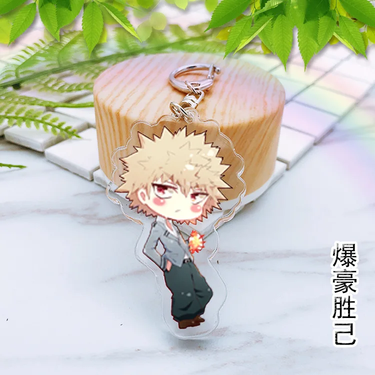 1 шт. брелок в стиле аниме Моя геройская Академия Boku no Hiro bakugou katsuki Asui Allmight Doubleside