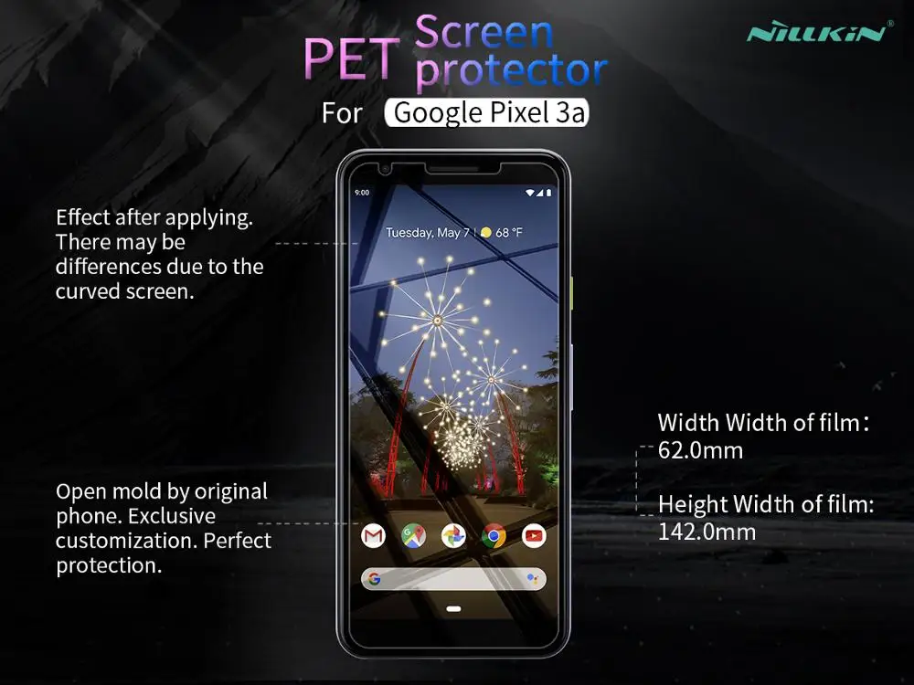 2 шт./лот суперпрозрачная Защитная пленка NILLKIN для Google pixel 3a с защитой от