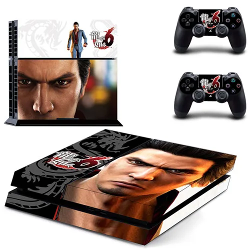 GYTM0621 Yakuza Kiwami 2 PS4 наклейка на кожу для sony playstation 4 консоли и 2 контроллера PS4 наклейка на кожу виниловая - Цвет: GYTM0621