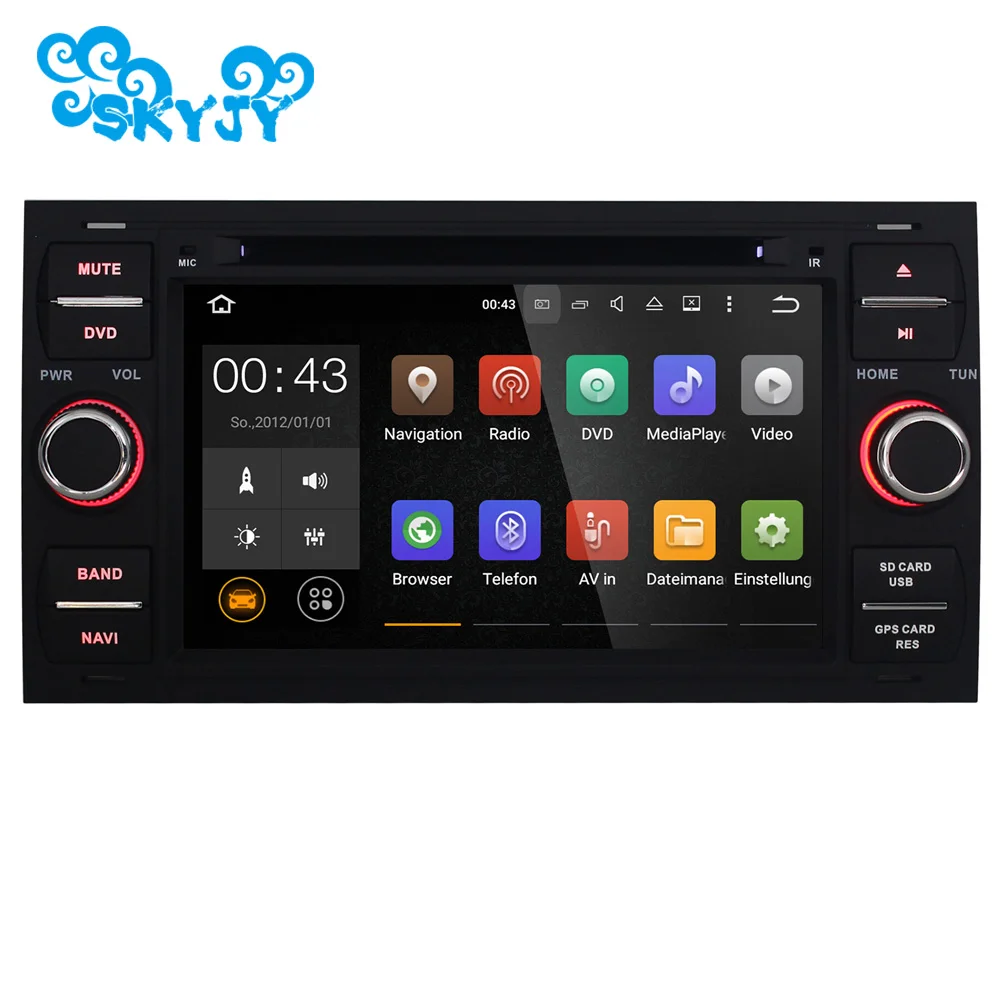 Автомобильный DVD плеер HD 7 дюймовый четырехъядерный процессор GPS навигация радио