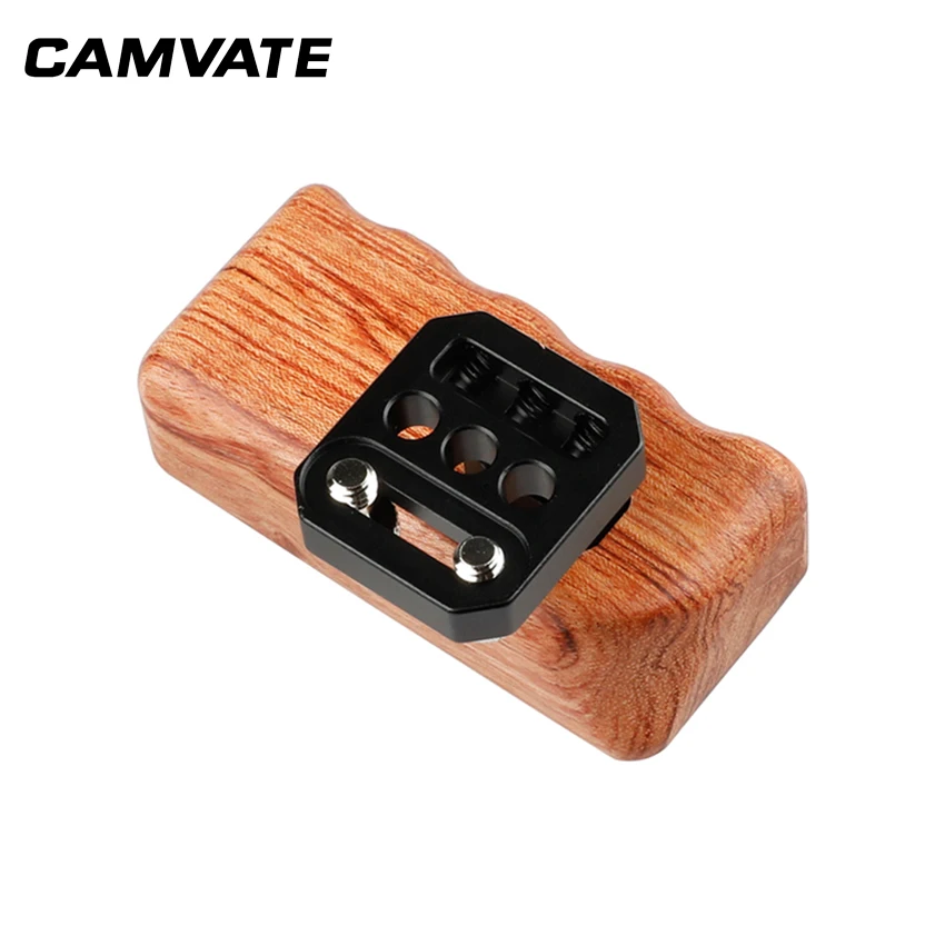 Рукоятка с деревянной ручкой CAMVATE (справа) 1/4 дюйма для Panasonic Серии GH C1649|Аксессуары
