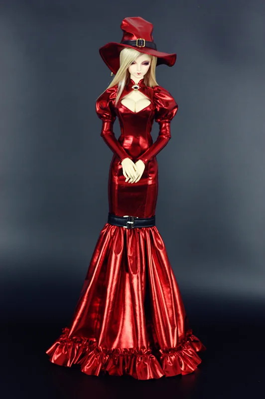 Принимаем заказы на новые классические ретро юбки с красной ведьмой 1/3 1/4 BJD SD SD13