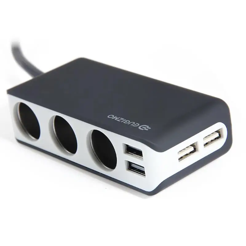 EUGIZMO 4 USB порта 3 Way автомобильный прикуриватель гнездо разветвитель зарядное