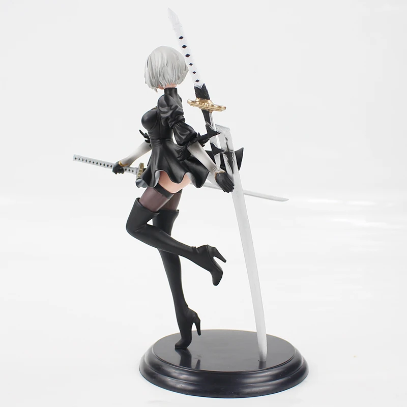Аниме НИР: автоматы YoRHa № 2 Тип B 2B с меч игрушка Sexy Dolls ПВХ фигурка Коллекционная модель игрушки для подарка