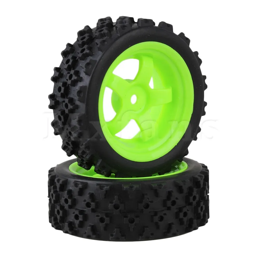 Mxfans 4 x RC 1:10 на дороге автомобиль пластик 5 спиц обод колеса + цветок резиновые шины