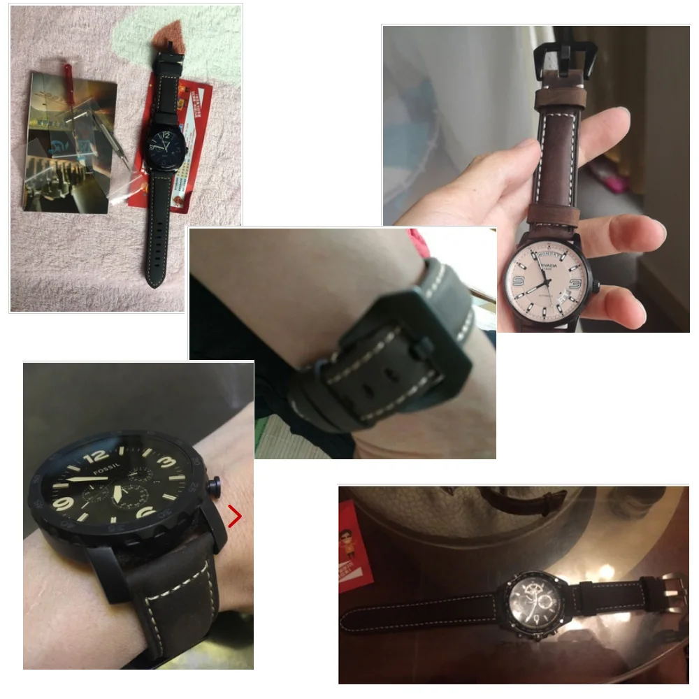 Ремешок из натуральной кожи для Xiaomi Huami Amazfit Bip Youth Edition классический сменный
