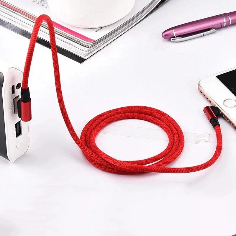 Gourde локоть зарядный кабель Micro USB для Samsung Двусторонняя вилка нейлоновый Huawei Xiaomi L