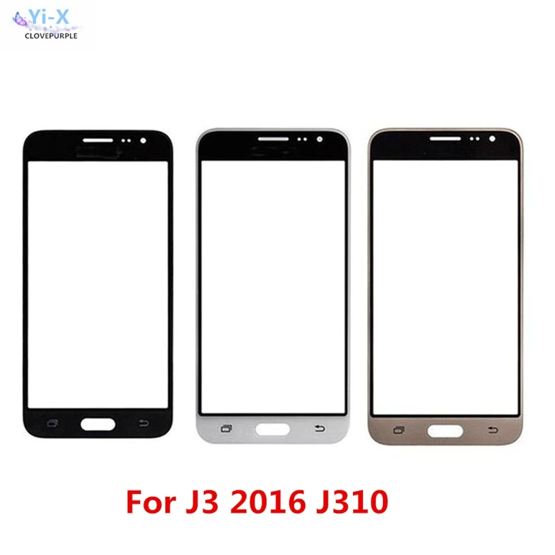 

Новый сенсорный экран для Samsung Galaxy J3 2016 J310 J310F передняя внешняя стеклянная верхняя линза сенсорная панель