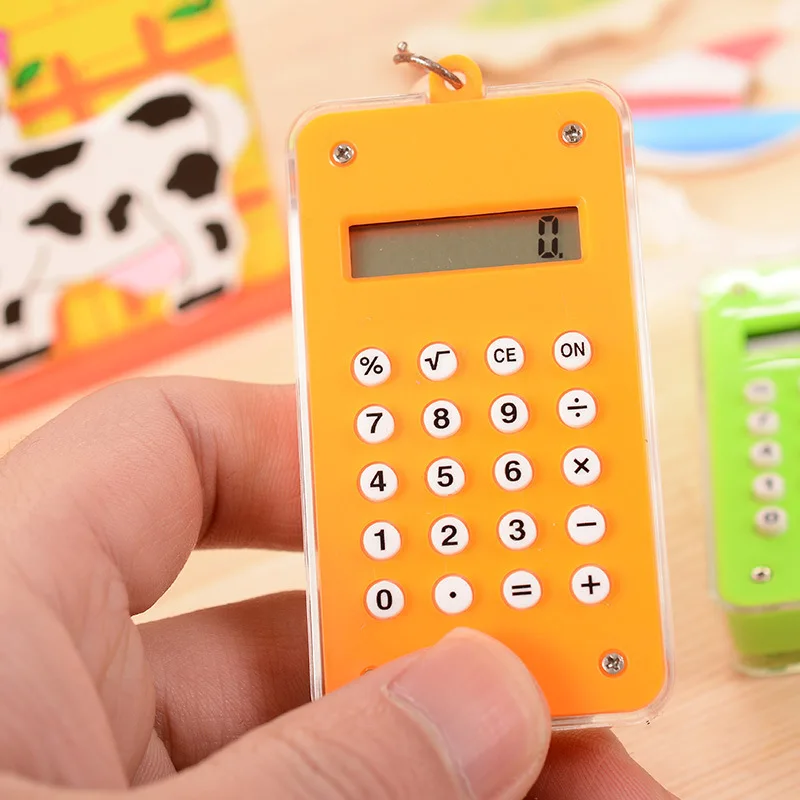 Оптовая продажа красочные мини калькулятор креативные 8 цифр Calculadora
