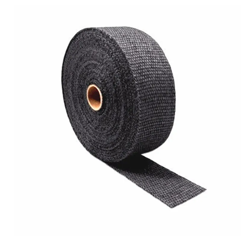 Универсальная 10 м Стекловолоконная выхлопная трубка Тепловая обмотка лента + 6