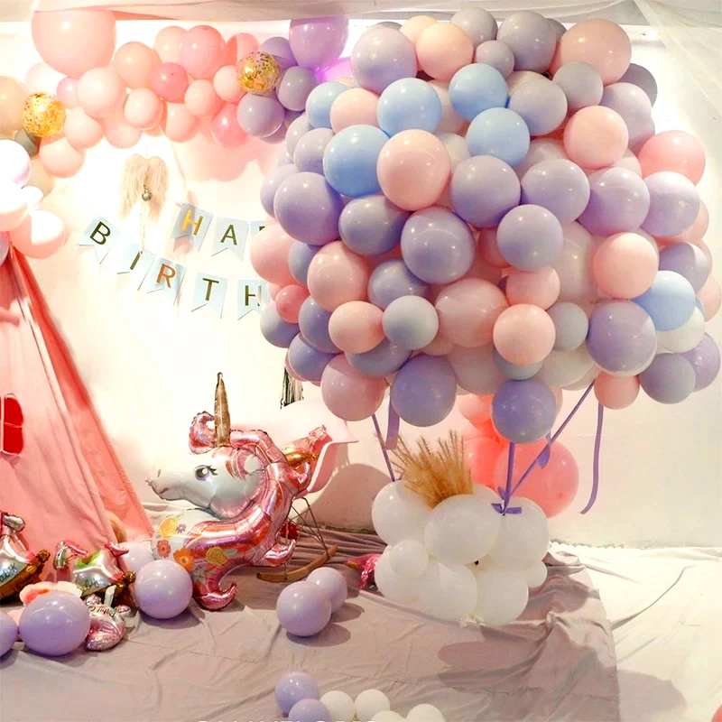 1 50-color Macarons Birthday Party Adult Balloon Arch Wedding and Engagement 2019 New Year Decorative Ballons | Дом и сад