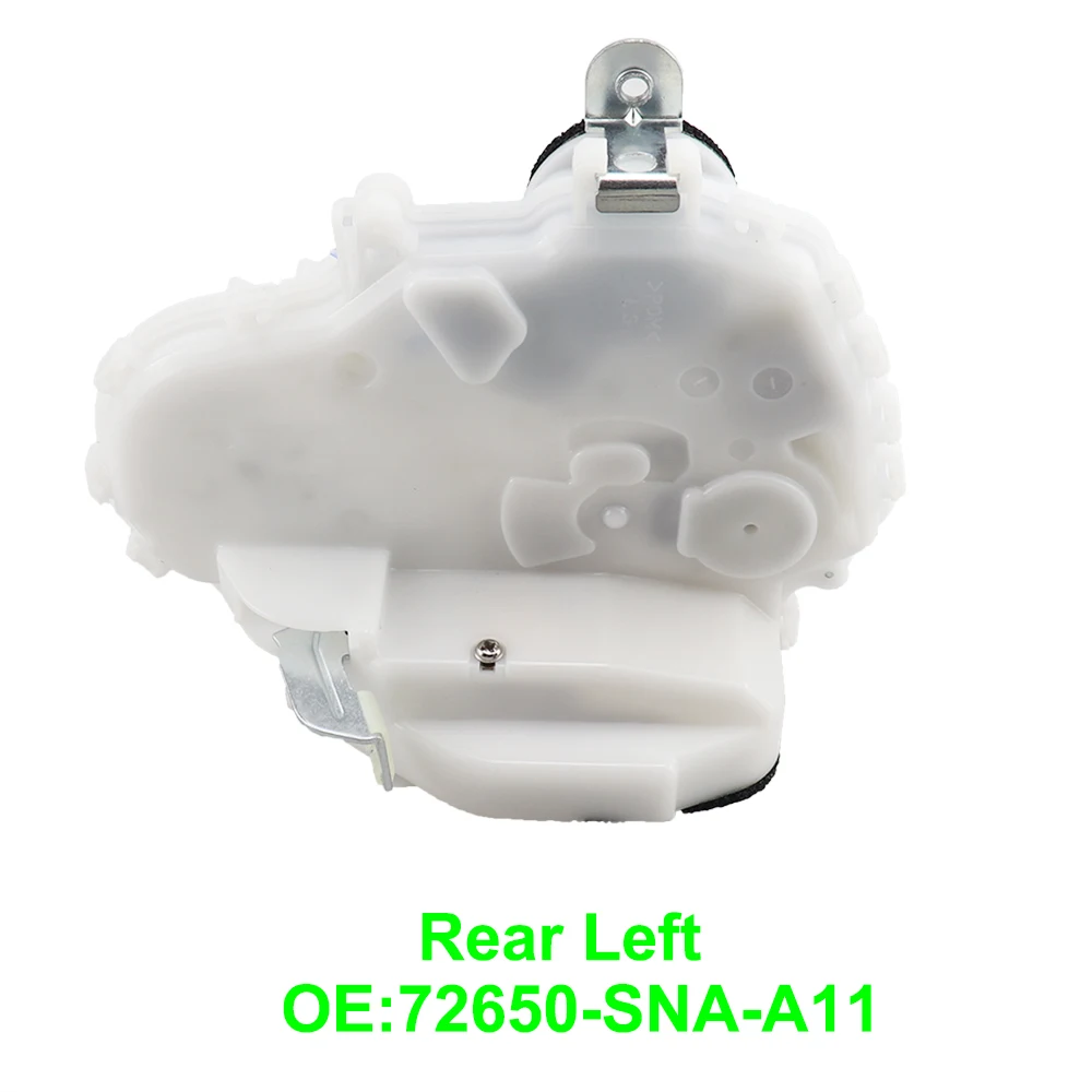 Rear Left 72110SNAA14 защелка замка двери привод для Honda Civic 1.3L 1.8L 2.0L 2006 07 08 09 10 11 передний задний левый и правый 72110-SNA-A14 - Цвет: Rear Left