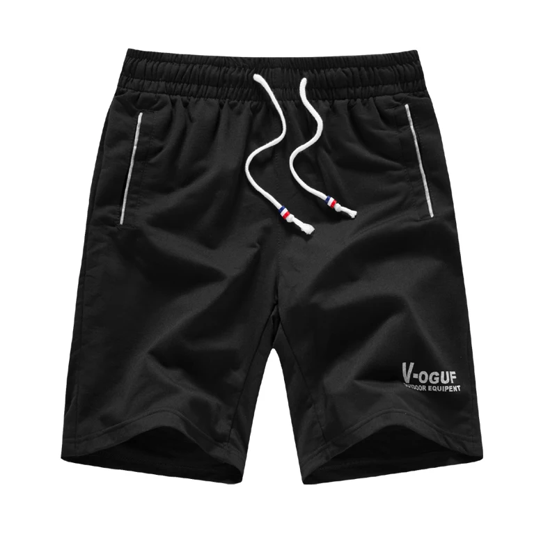 TIEPUS, однотонные мужские шорты, большие размеры L~ 4XL, 5XL, 6XL, летние мужские пляжные шорты, хлопковые повседневные мужские шорты, брендовая одежда для мужчин - Цвет: black