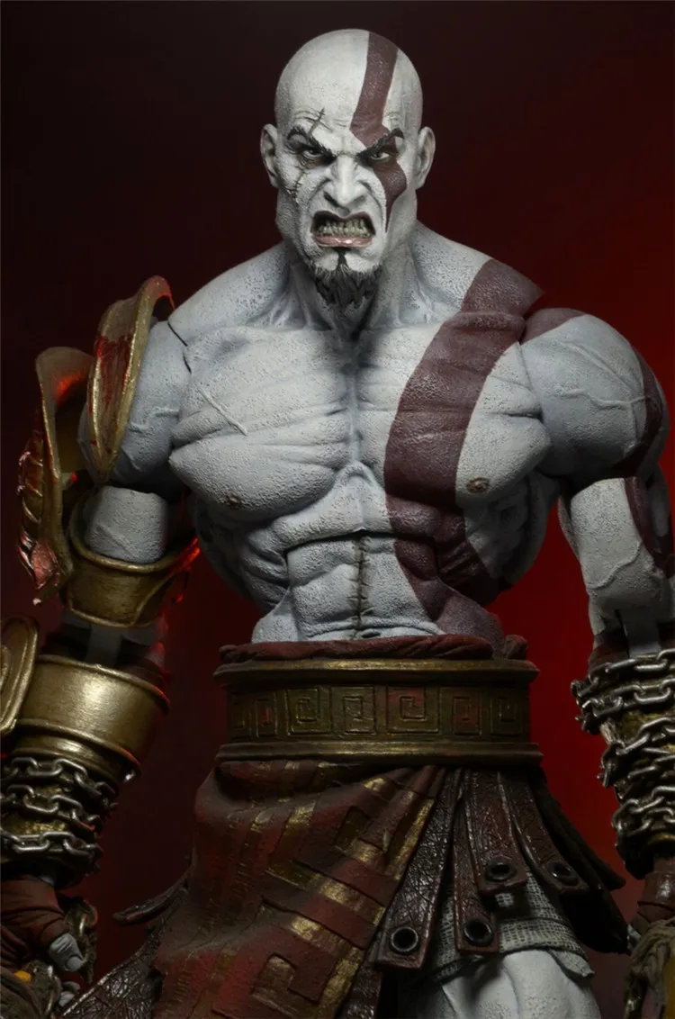 Игрушка Кратос GOD OF WAR 3 game heros Kratos Ghost of Sparta фигурки героев из ПВХ 18 см бесплатная