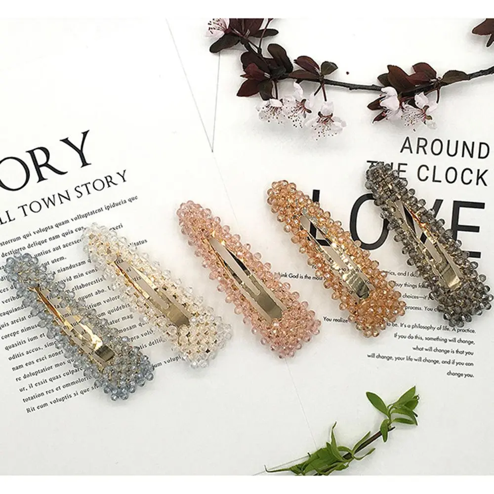 1 шт. шикарные хрустальные шпильки для волос Головные уборы женские Стразы