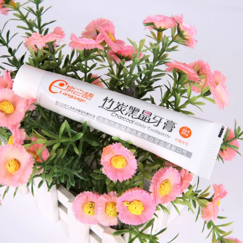 Новинка 2017 года горячий бамбуковый уголь отбеливающая зубная паста гигиена