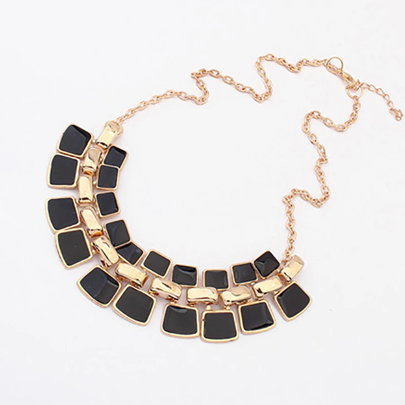 2016 Limited Collares Ожерелья Подвески Цепи Ошейник С Длинным Позолоченный Эмаль Себе Bling