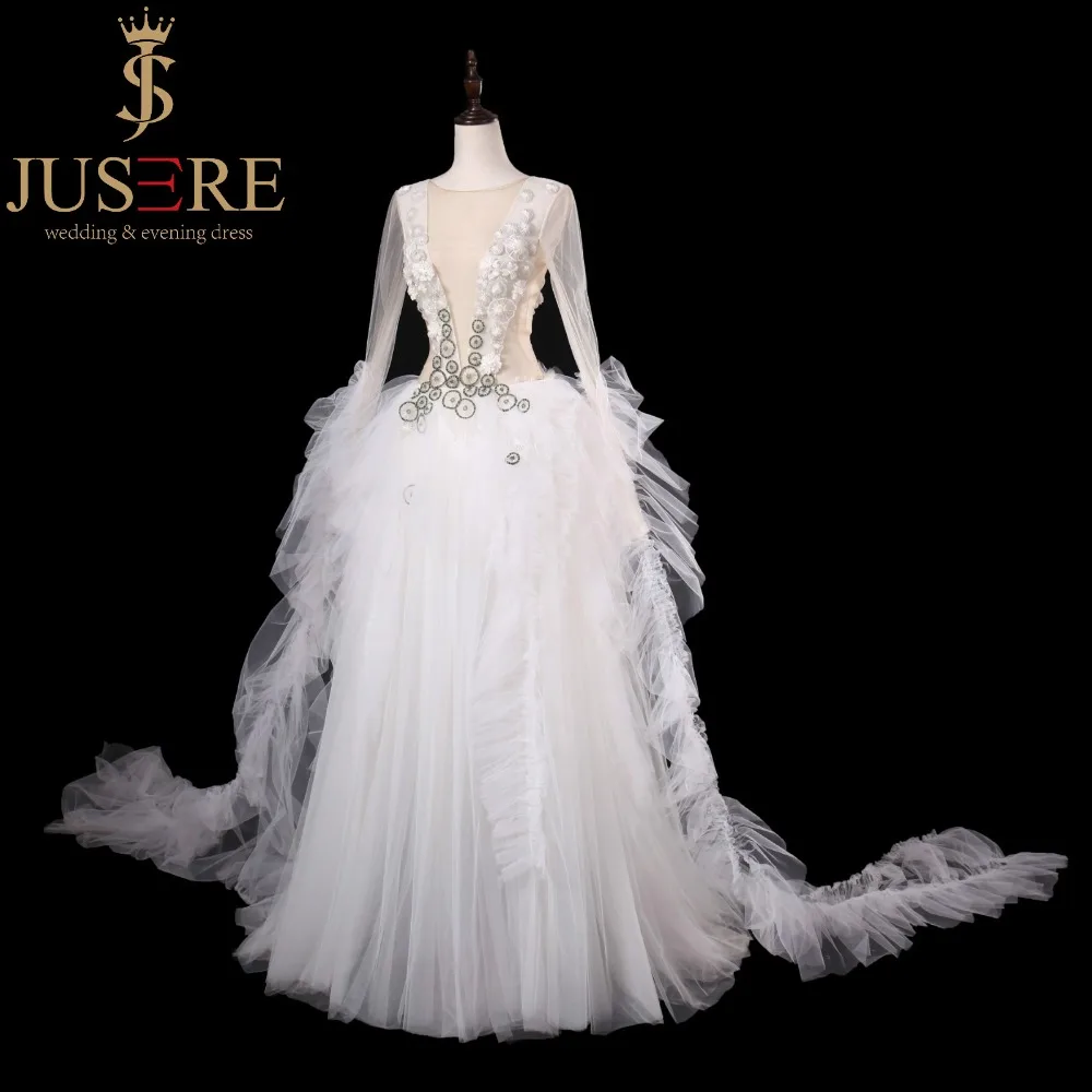 Рисунок 3 - Женское свадебное платье со шлейфом JUSERE