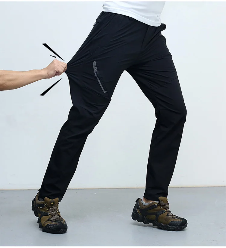 LoClimb 8XL Светоотражающие походные брюки мужские летние быстросохнущие брюки для улицы мужские горные треккинговые брюки водонепроницаемые брюки AM012