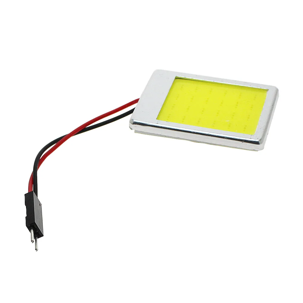 1 комплект светодиодный белый 24 SMD панель светодиодов для салона автомобиля T10 COB Чип 31-42 мм фестон купол 12 В адаптер Авто панель s лампы