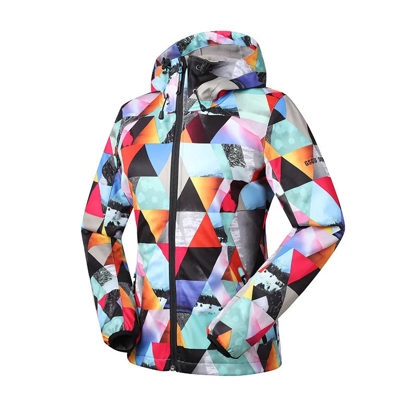 GSOU SNOW Brand Softshell Женская водонепроницаемая куртка ветровка для охоты рыбалки