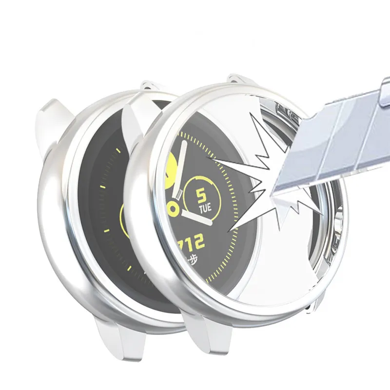 Новый защитный чехол для Samsung Galaxy watch active ультратонкие Мягкие силиконовые