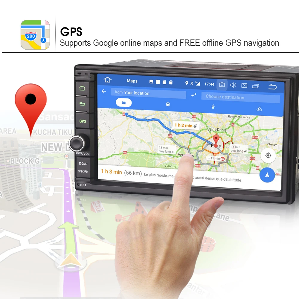2 Din 7 &quotУниверсальный DAB + Android 8 0 СБ Navi MP3 Bluetooth Wi Fi OBD2 DVB T2 DVR 3G USB BT Авторадио RDS
