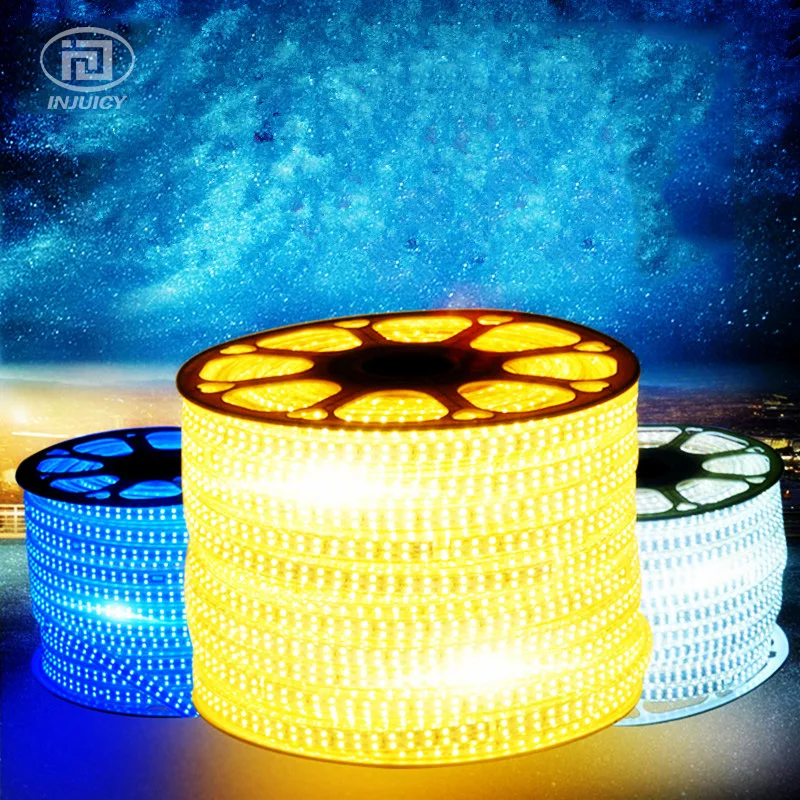 Гибкая светодиодная лента SMD2835 высокой мощности 50 м 100 водонепроницаемый