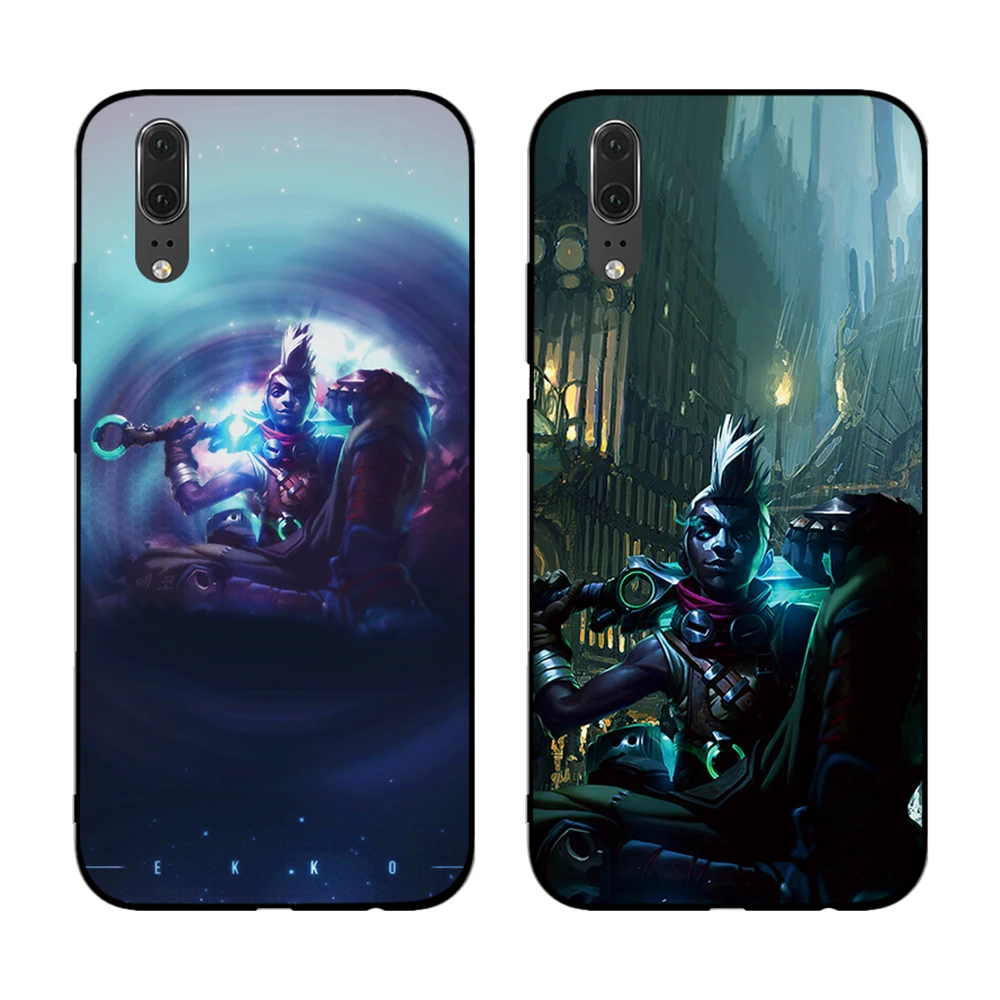 Мягкий чехол League of Legends EKKO для Huawei Y6 Y7 Y9 Prime 2017 2018 2019 Nova 2i 3 4 3i Lite Mate 10 20 Pro