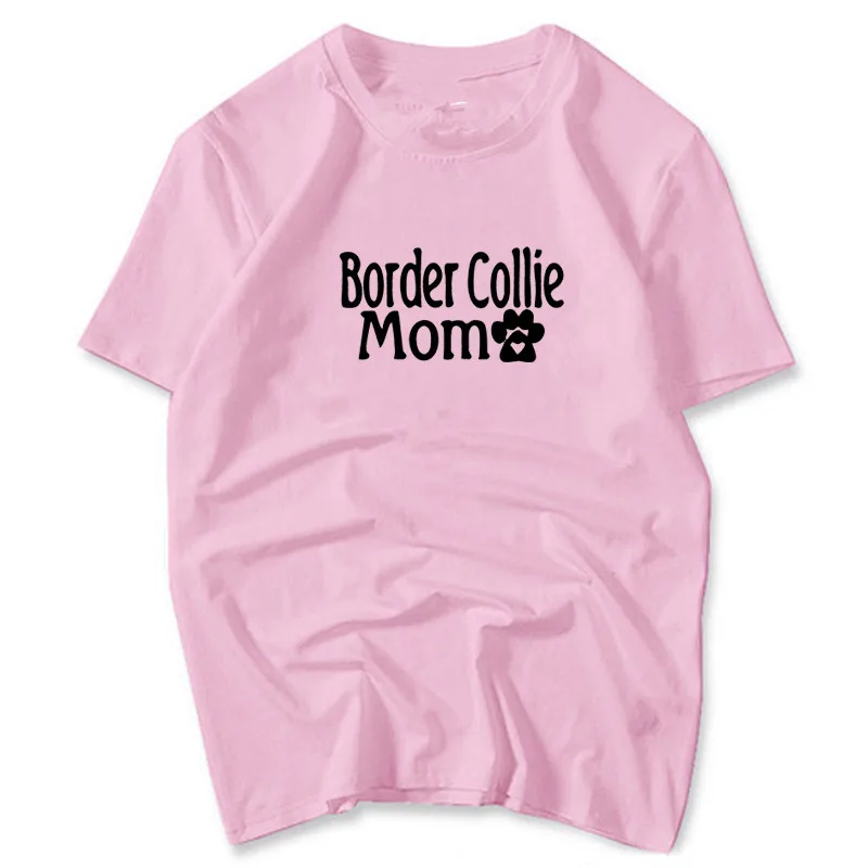 SDRawing Border Collie Mom Dog Lover Paw Print футболка много цветов на заказ тройник подарок